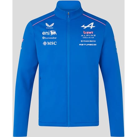 Officieel Unisex Bwt Alpine Formula One Team Soft Shell Jas