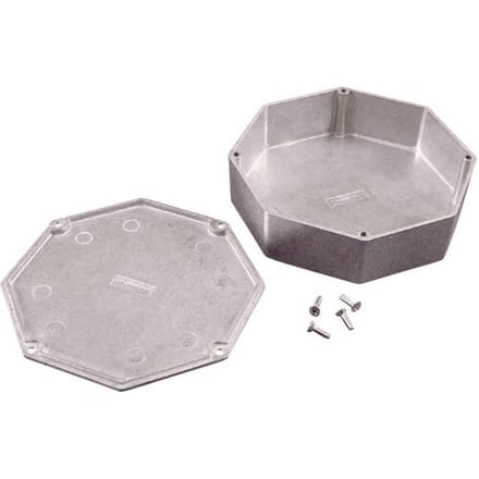 Hammond Electronics 1590STPC Universele behuizing 132.78 x 132.78 x 39.2 Naturel 1 stuk(s)
