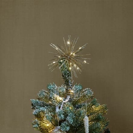 LOBERON Ledkerstboompiek Quérillane goudkleurig