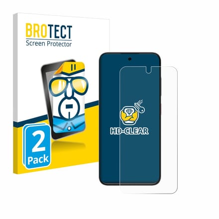 BROTECT - Screenprotector voor ZTE Blade V70 Vita - Folie Beschermfolie transparant 2 Stuks