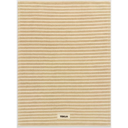 Tekla Unisex Bath Mat Ivory Stripes Taglia: 70X50 | Costumi da Bagno Outlet | Unisex | Bianco