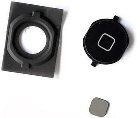 iPhone 4s home button zwart met gasket en spacer