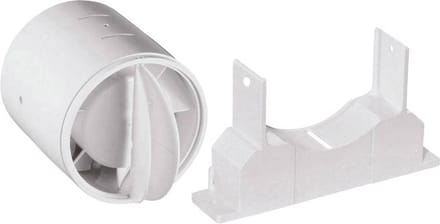 Wallair N40819 Terugstroomklep Geschikt voor buisdiameter: 10 cm Wit
