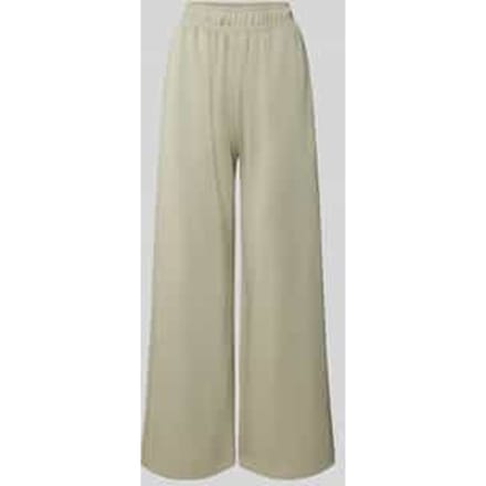 Wide leg stoffen broek met steekzakken, model 'Asaka'