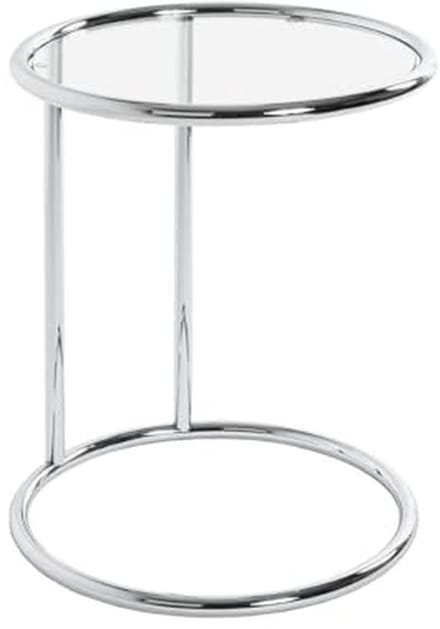 Bijzettafel van Staal en Veiligheidsglas - Modern en Veelzijdig Design
