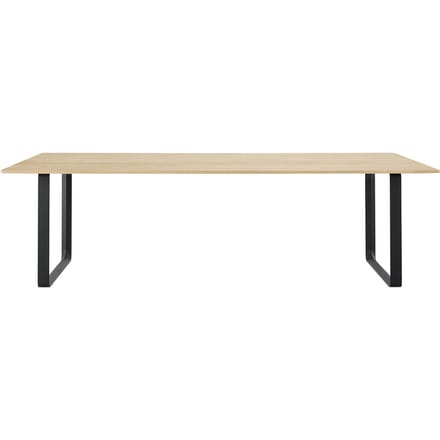 Muuto - 70/70 tafel - eiken - zwart - XL - beige