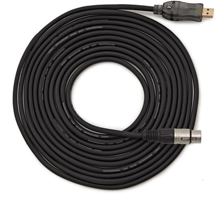 XLR (F) - USB Audio-Interface Kabel van Gear4music, 5 m