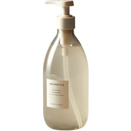 Gel Lavant Vitalisant Romarin Tout-en-Un beige