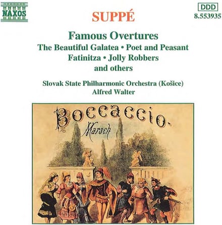 Slovak State Philharmonic Orchestra, Alfred Walter - Suppé: Famous Overtures (CD)