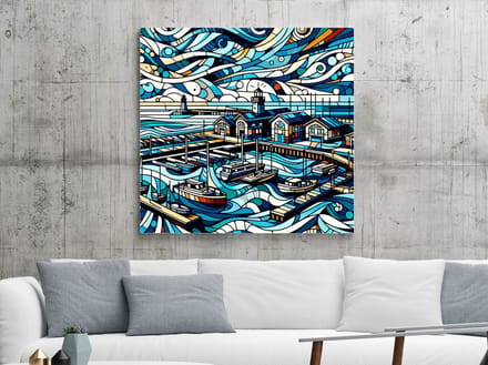 Kunstprint | Wanddecoratie | Dibond | 100 × 100 cm