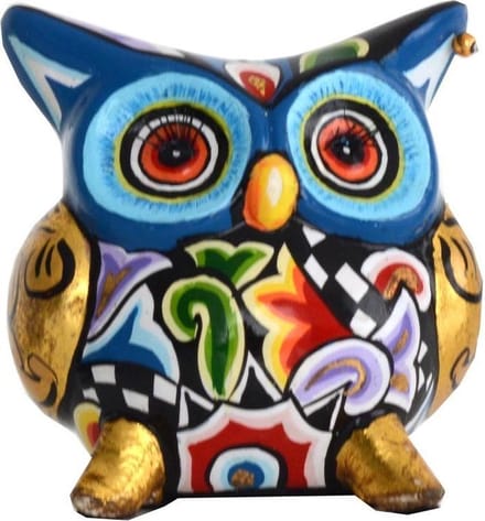 Tom's Drag Company beeld - uil HERTA s - hoogte 10 cm