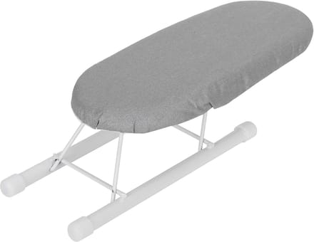 Cover Boards Medium Planche A Repasser Table - Foldable Mini Ironing Board - Sleeve Cuffs Collars Ironing Table voor Thuis en Reizen - Anti-scalding Silver Cloth