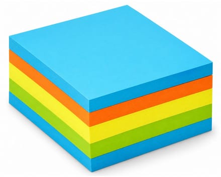 Stick'n Kubus Sticky Notes - 76x76mm - Neon/Pastel Blauw - 400 Memoblaadjes