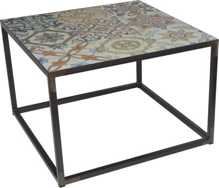 Spinder Design bijzettafel IBIZA - Blacksmith 60 x 60 cm - Staal