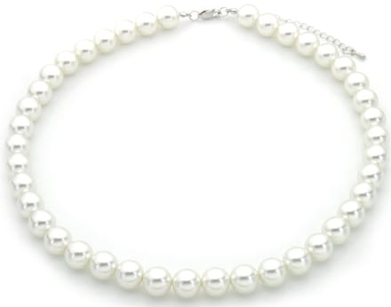 C-A12.2 N928-001-5 Necklace Glass Pearls 10mm