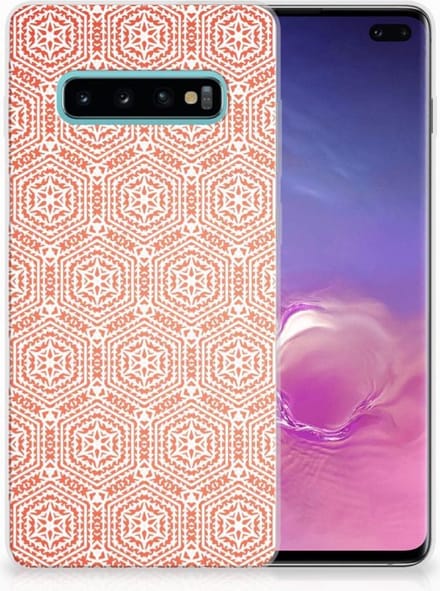 Samsung Galaxy S10 Plus TPU bumper Pattern Orange