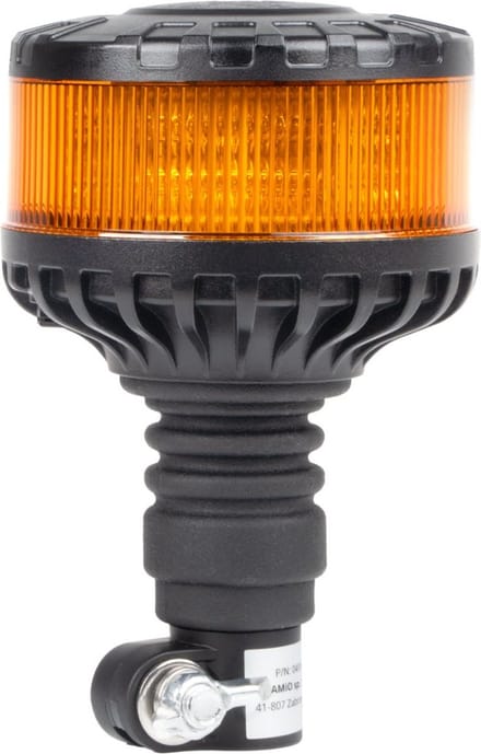 LED dak zwaailamp - Oranje - 16 LED - R10 / R65 - Flex beugel