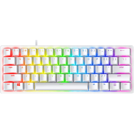 Razer Huntsman Mini - Gaming Toetsenbord - Clicky Purple Switch - RGB - 60% Layout - Qwerty - Wit