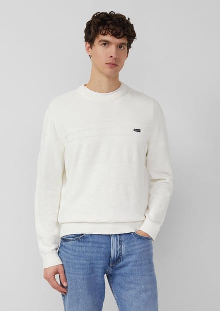 s.Oliver  Pullover Offwhite Taglia: XL | Maglioni a maglia Outlet | Uomo | Bianco