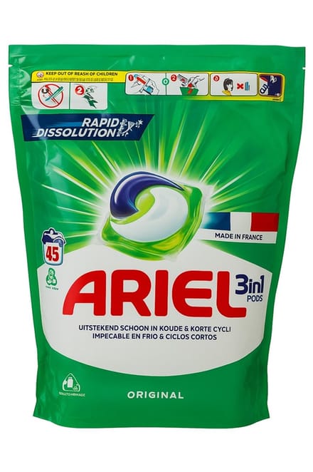 Ariel 3in1 Pods Original 45 stuks (922,5 g)