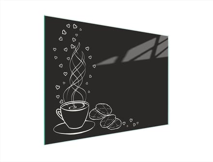 TMK ArtDeko - Snijplank - 40x30 cm - Koffie - Gehard Glas