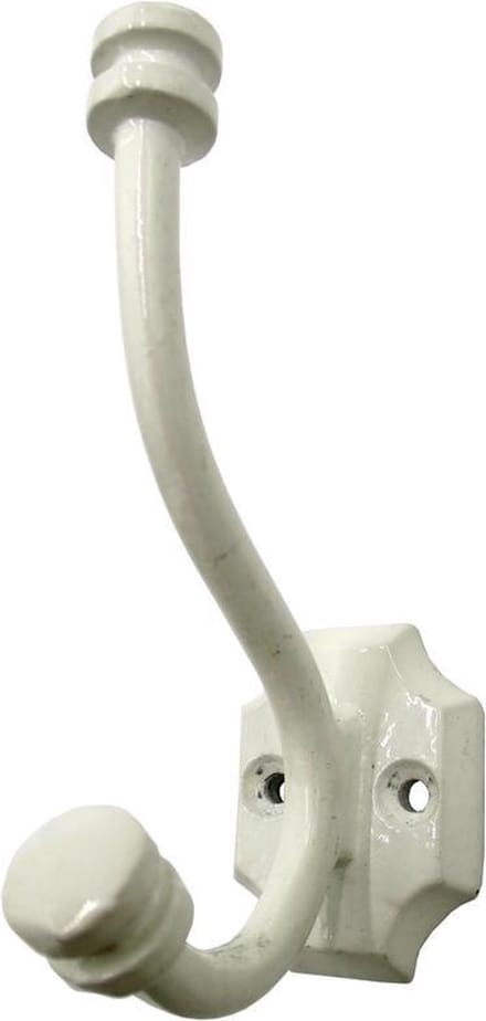 Industrial Hook - Haak - Jashaak en Hoedhaak - Metaal - Wit