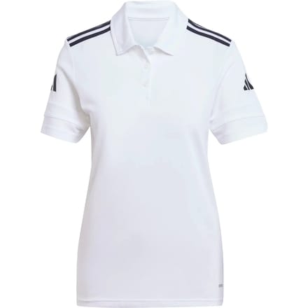 Polo Shirt Korte Mouw adidas Polo Squadra 25 blanc