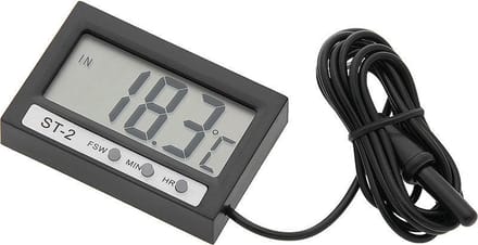 Thermometer Outdoor Digitaal - Zwart ST-2