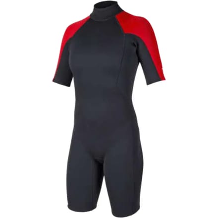 Shorty surf wetsuit voor meisjes O'Neill 2 mm Rental FL Spring Back Zip
