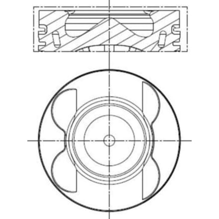 Zuiger MAHLE 001 PI 00181 000