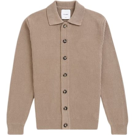 No Label Burnley Heavyweight Cotton Brown Größe: L | Cardigans Outlet | Herren | Braun