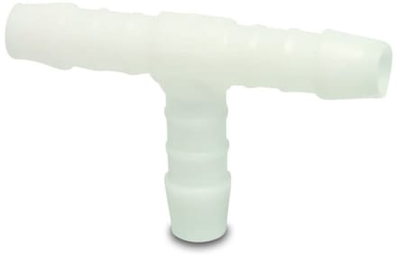 Slangkoppeling 4mm T-stuk Kunststof