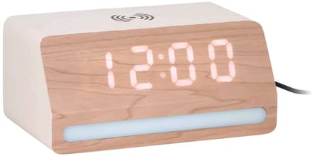 Karlsson Wekker Retro - Wit - 10x16.5x7.5cm - Modern - Wekker voor slaapkamer - Wekkers
