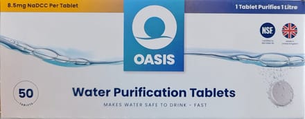 Oasis® - Waterzuiveringstabletten - 50 tabletten