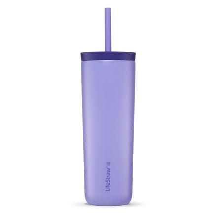 LifeStraw waterfilterfles Go Tumbler 500 ml RVS geïsoleerd 500 ml - Paars
