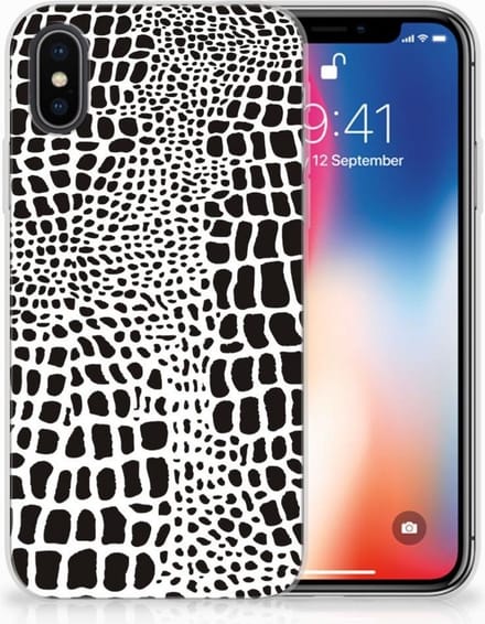 Apple iPhone X | Xs TPU Hoesje Slangenprint