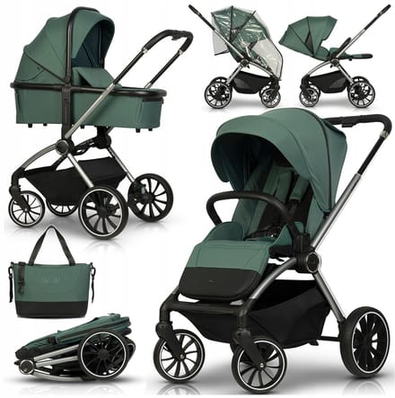 EasyGo Giro 3-in-1 Kinderwagen: Omkeerbaar Zitting & Reiswieg