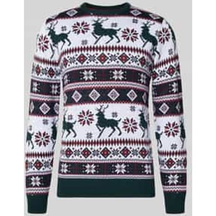 Gebreide pullover in all-over look