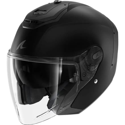 Shark RS Jet Blank - Mat Zwart - L