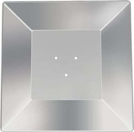 Terrasverwarming Reflector - Reserveonderdeel Buitenverwarming - Warmte Reflecteren - Universele Pasvorm - 48.6 x 5.9 cm - Zilver