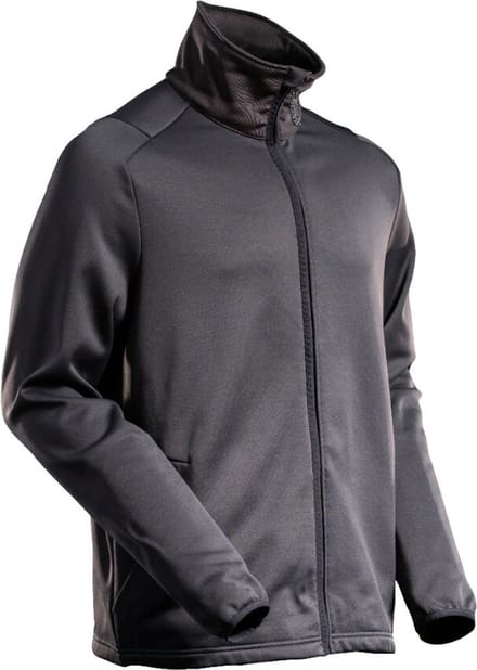 MASCOT Customized Fleecetrui rits - 22585-608 - zwart - maat XXL