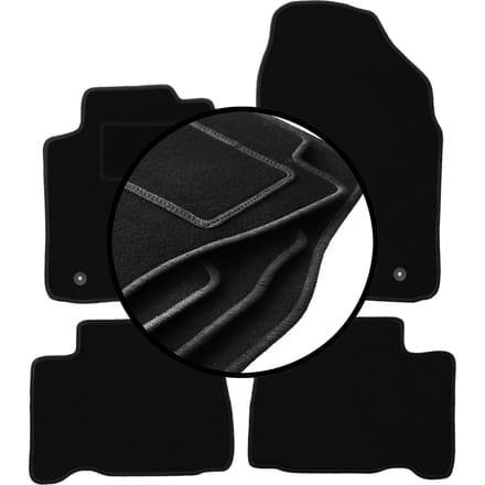 Complete set veloursmatten voor: Lexus NX 200T crossover (2014-)