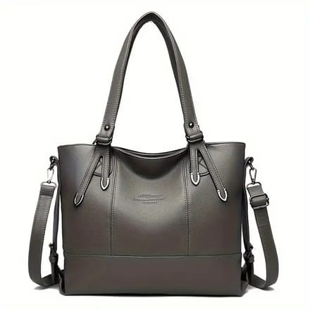Nivard Handtas Dames - Schoudertas - School - Shopper - Schooltas - Werktas - Grijs