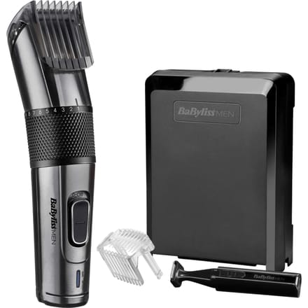 BaByliss Carbon Titanium Tondeuse - 26 Lengtes - Carbon Titanium messen