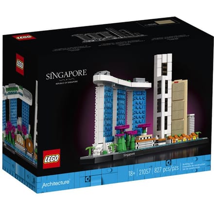 LEGO 21057 Architecture Singapore Skyline Bouwpakket voor Volwassenen