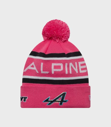 New Era Alpine Team Kit Pierre Gasly Cuff Knit Junior Pop Hat - Roze