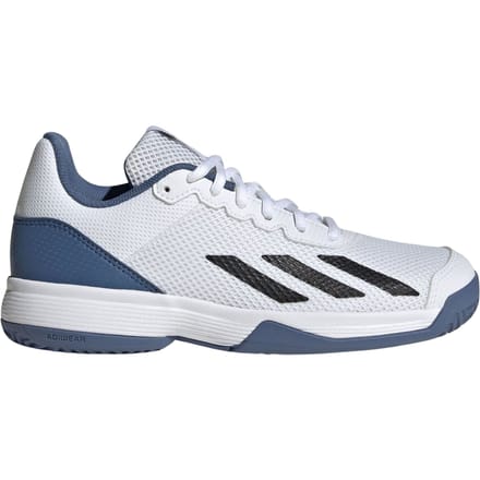 adidas Performance Courtflash Tennis Schoenen - Kinderen - Wit- 30