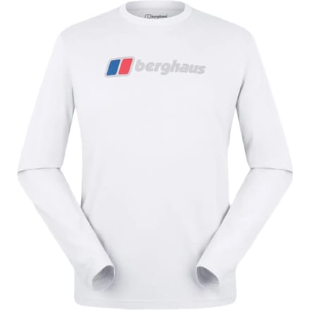 T-shirt met lange mouwen en groot logo Berghaus