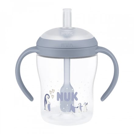 NUK Perfect Match oefenfles met rietje 150 ml - Drinkbeker