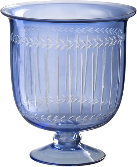 J-Line windlicht Tarifa - glas - blauw